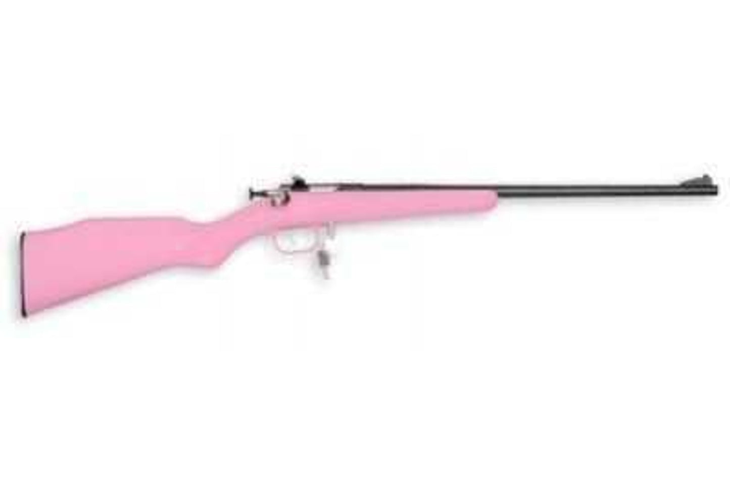 Crickett 22 Long Rifle 16.125" Barrel Single Shot Pink Synthetic Stock Blued Bolt Action 220