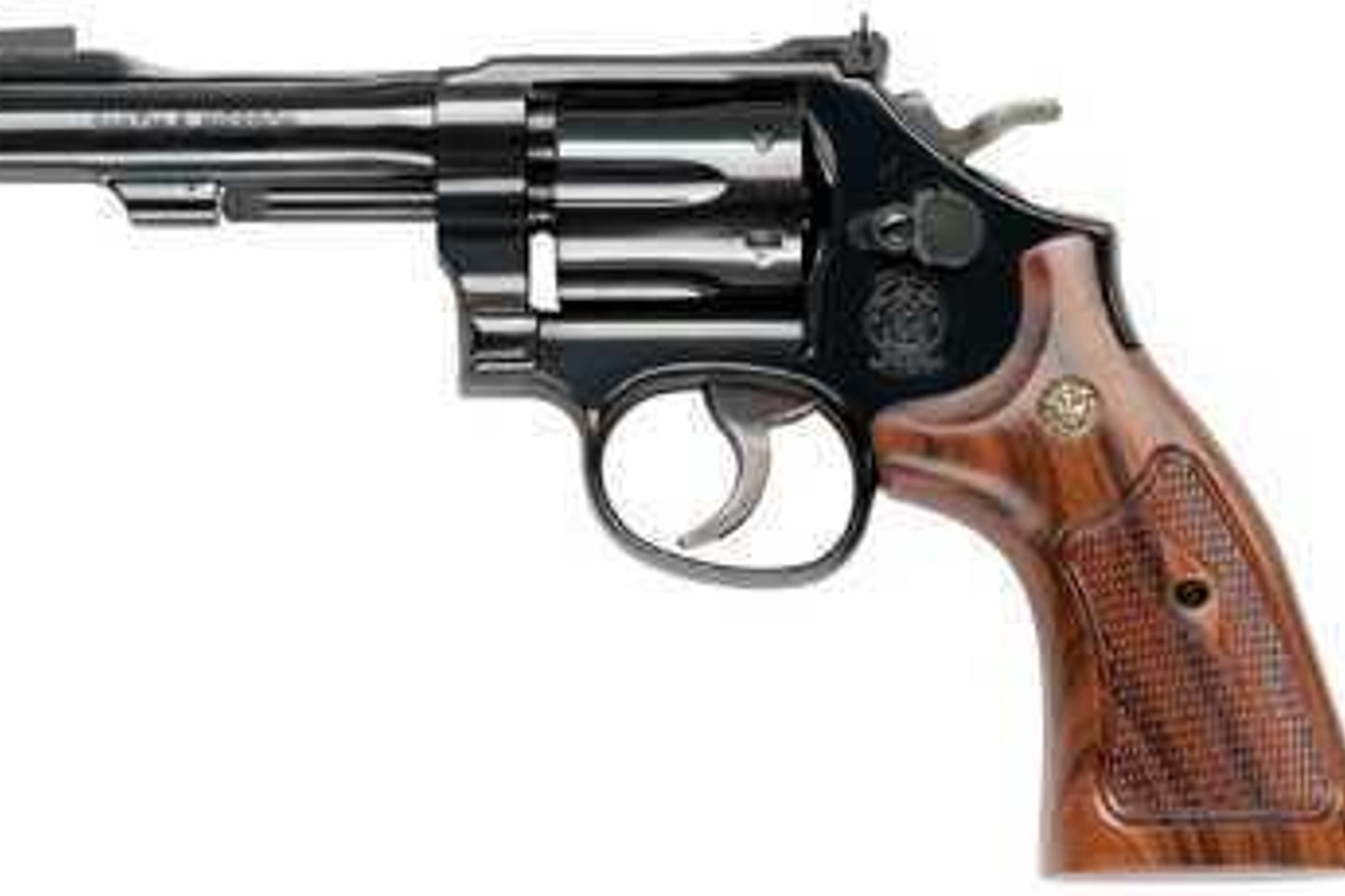 Smith & Wesson Revolver 48 22 Magnum 4" Barrel 6 Round Blue Wood Grip 150717