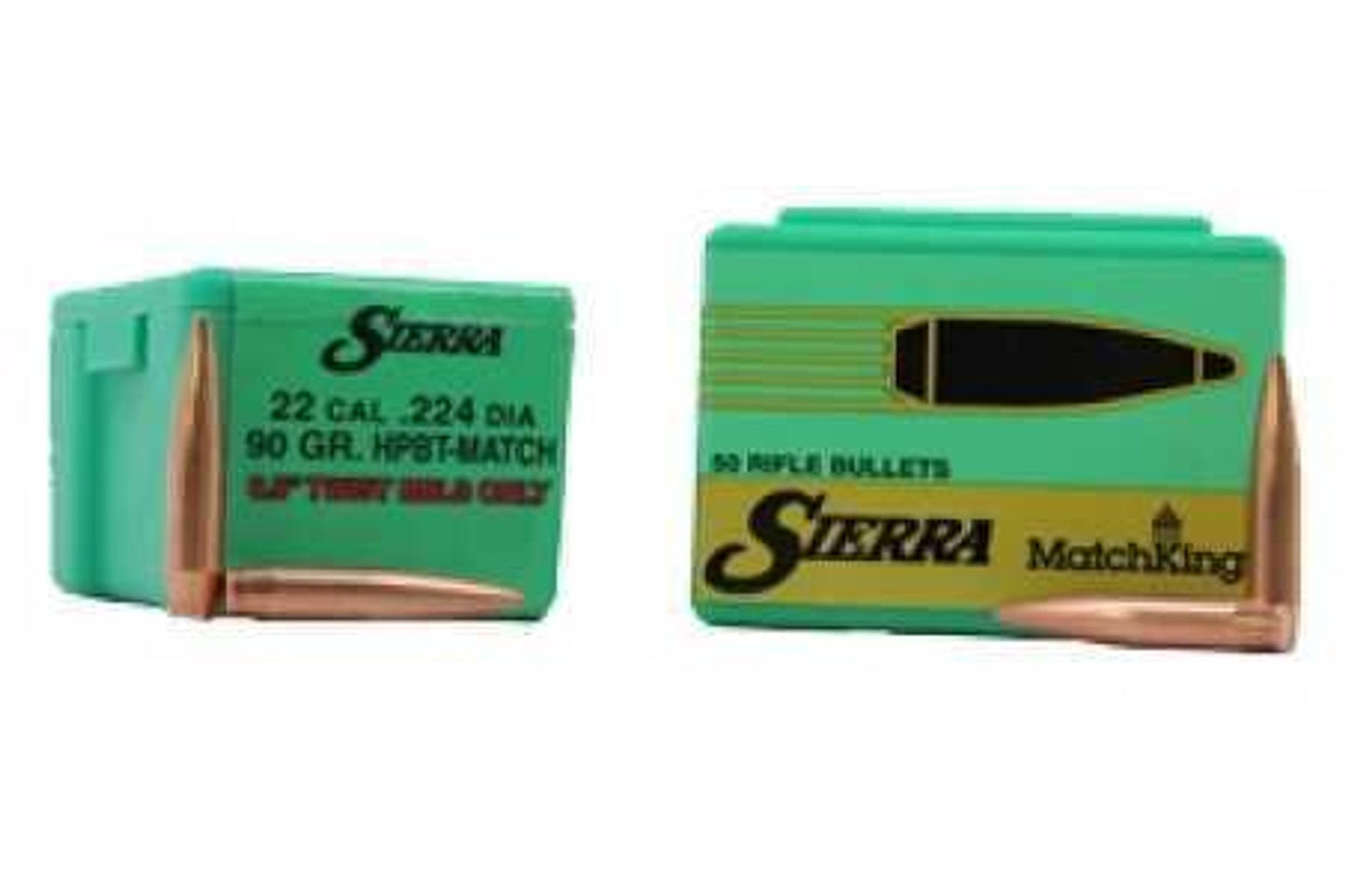 Sierra 22 Caliber (.224) 90 Grains HPBT/50 9290T