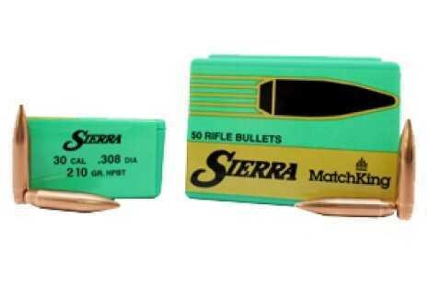 Sierra 30 Caliber 210 Grains HPBT Match/50 9240T