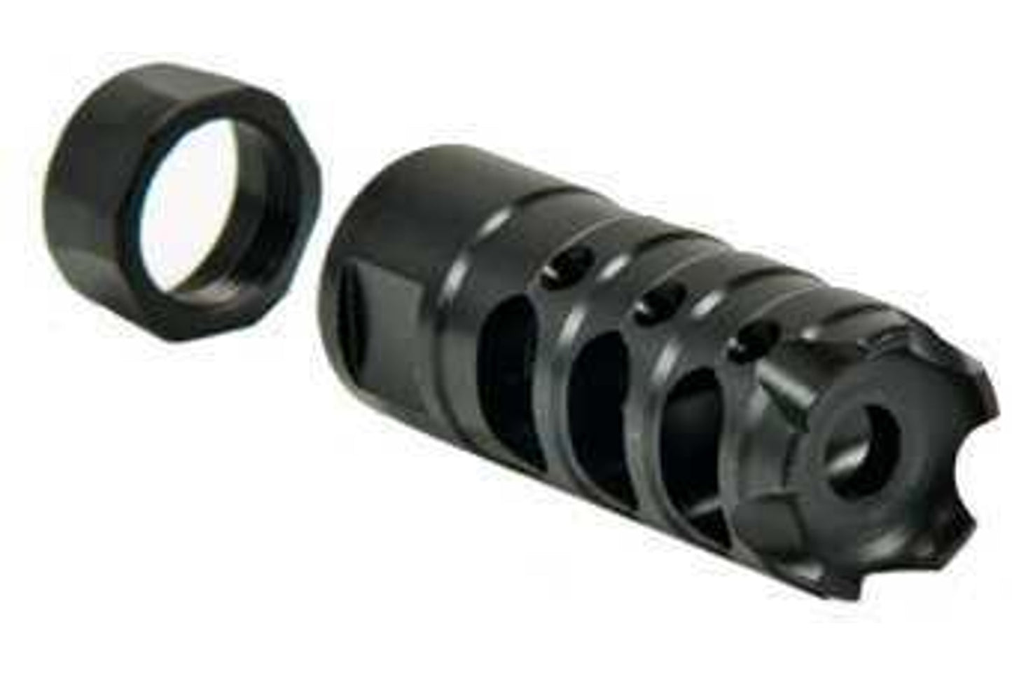 Patriot Ordnance Factory 223 Triple Port Muzzle Brake 1/2 x 28 RH Black Finish 308