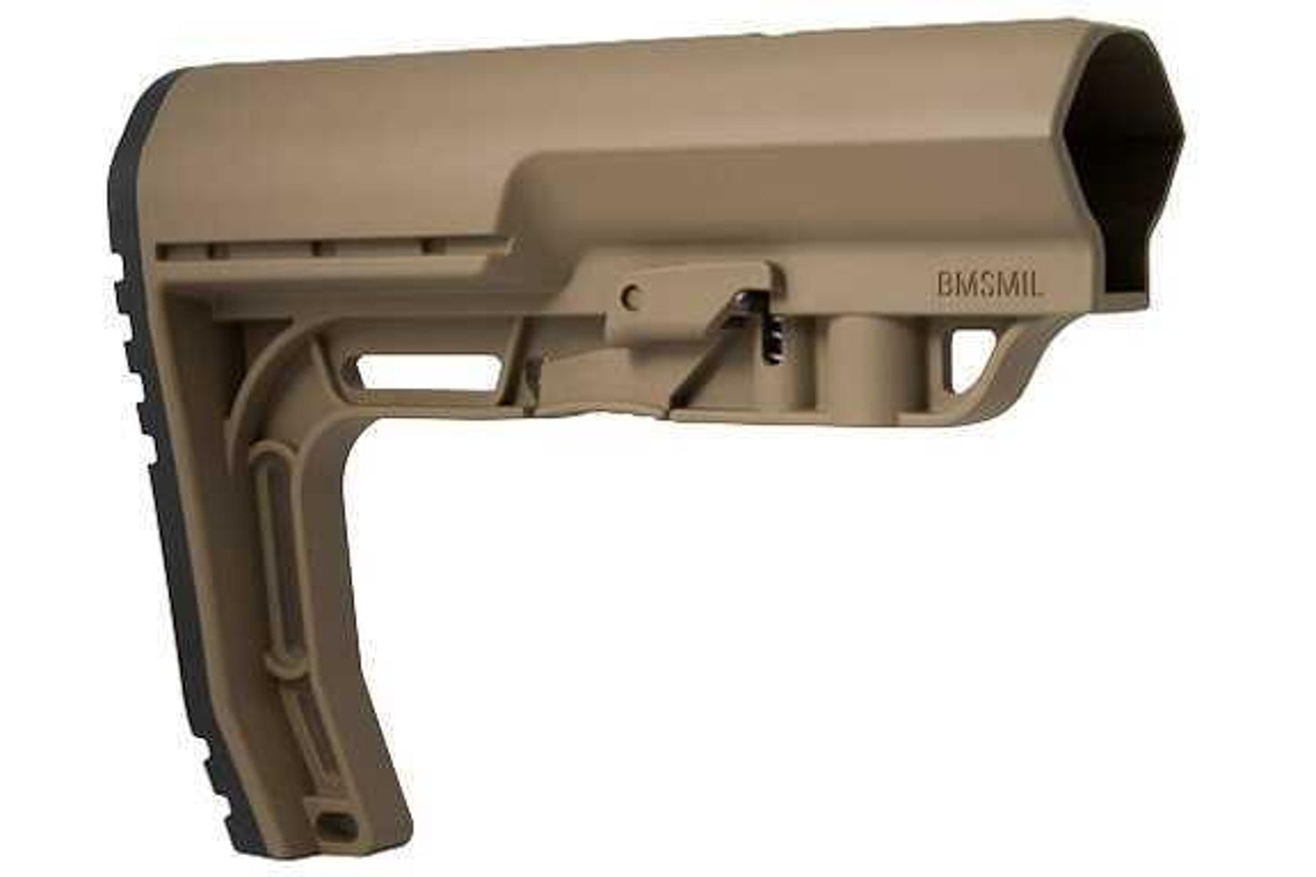 Mission First Tactical Battlelink Utility Stock Scorched Dark Earth M4 Collapsible 6 Position Mil Spec Minim