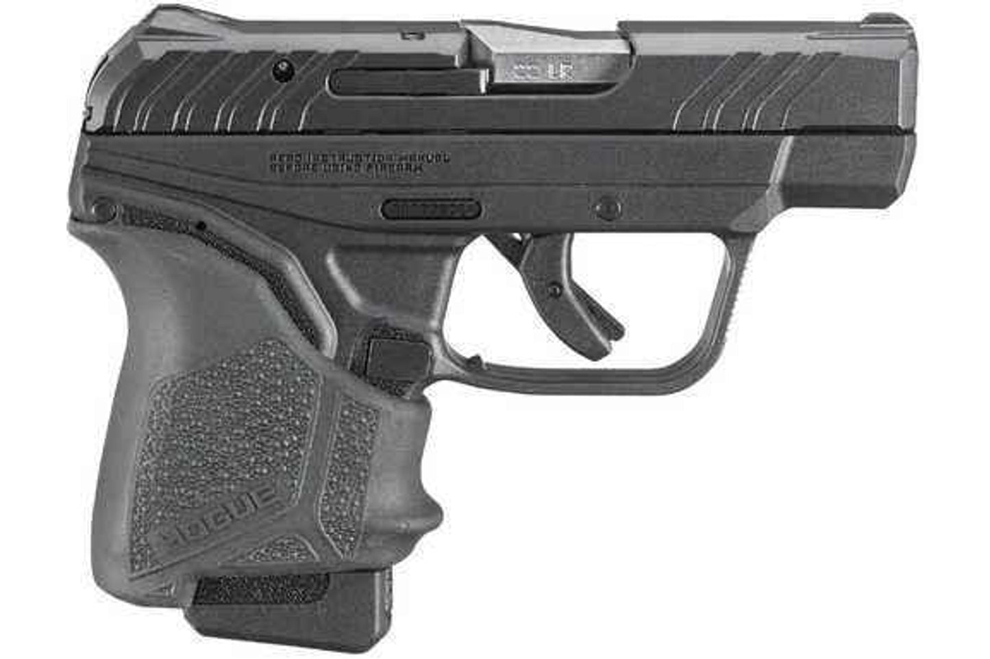 Ruger LCP II Lite Rack System Semi-Auto Rimfire Pistol 22 LR 2.75" Barrel (1)-10Rd Mag Right Hand Black Hogue ALL Rubber Grip Polymer Finish