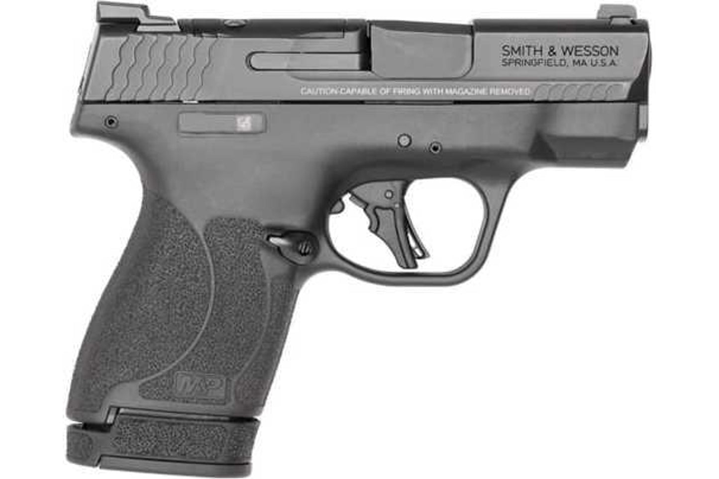 Smith & Wesson M&P Shield Plus Optic Ready Semi-Auto Pistol 9mm Luger 3.1" Barrel (1)-10RD & (1)-13 Rd Mag Black Polymer Finish