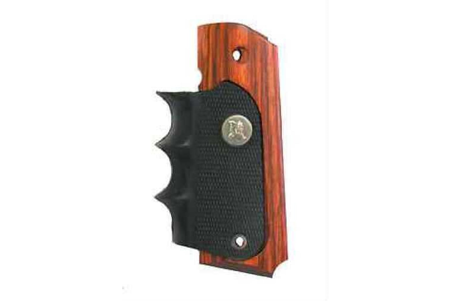 Pachmayr Grip American Legend Fits Colt 1911 Wood/Rubber Black 423