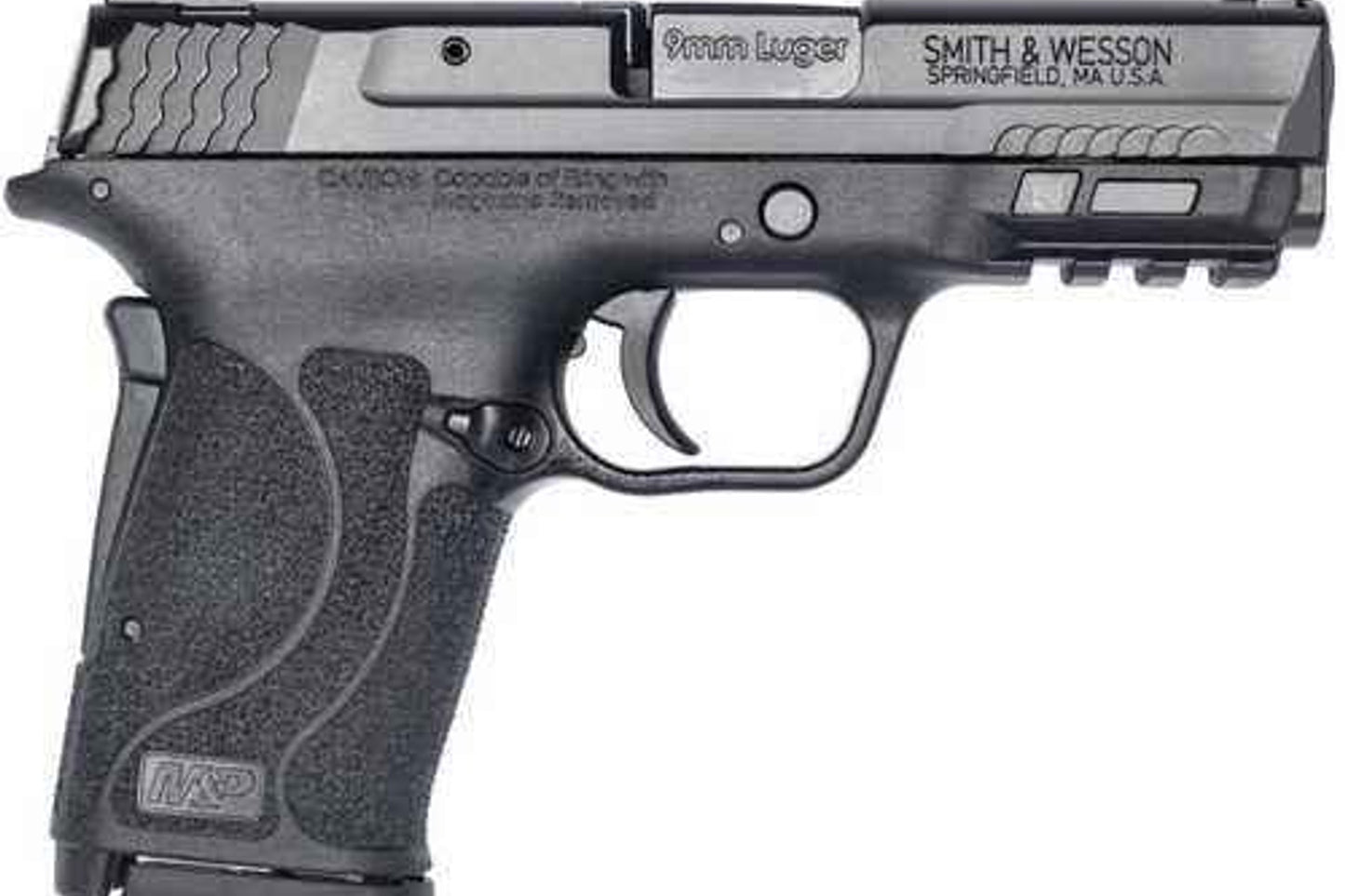 Smith & Wesson M&P M2.0 Compact 9mm Luger Semi-Auto Pistol 4" Barrel (2)-15Rd Mags Matte Black Frame Armornite Stainless Steel Slide with Optics Cut Polymer Finish
