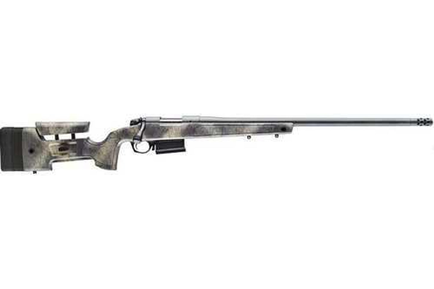 Bergara Ridge Wilderness 6.5PRC rifle 24 in barrel rd capacity woodland camo carbon fiber finish
