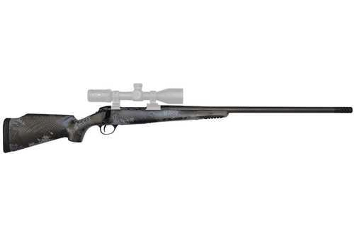 Fierce Firearms CT Rage 6.5 PRC Caliber with 3+1 Capacity 22" Carbon Fiber Barrel Blackout camo finish
