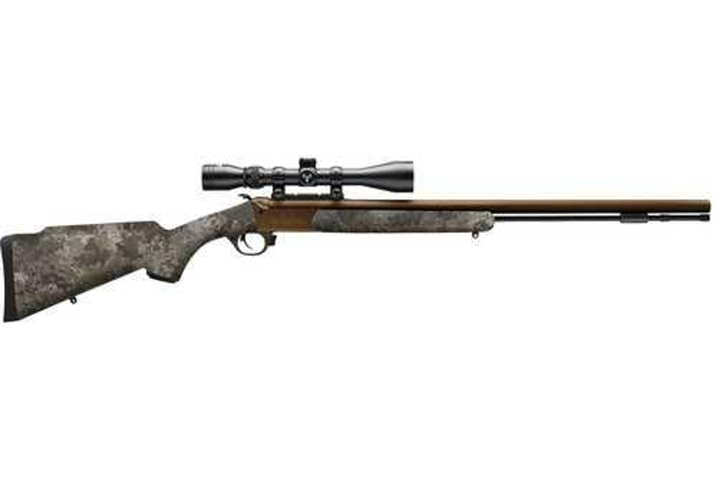 Traditions Firearms NitroFire 50 Cal 209 Primer rifle, 26 in barrel, 1 rd capacity, veil wideland, synthetic finish
