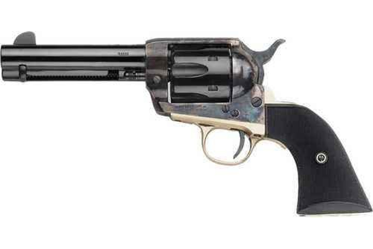 Pietta Gunfighter Revolver 9mm, 4.75 in barrel, 6 rd capacity, checkered black polymer finish