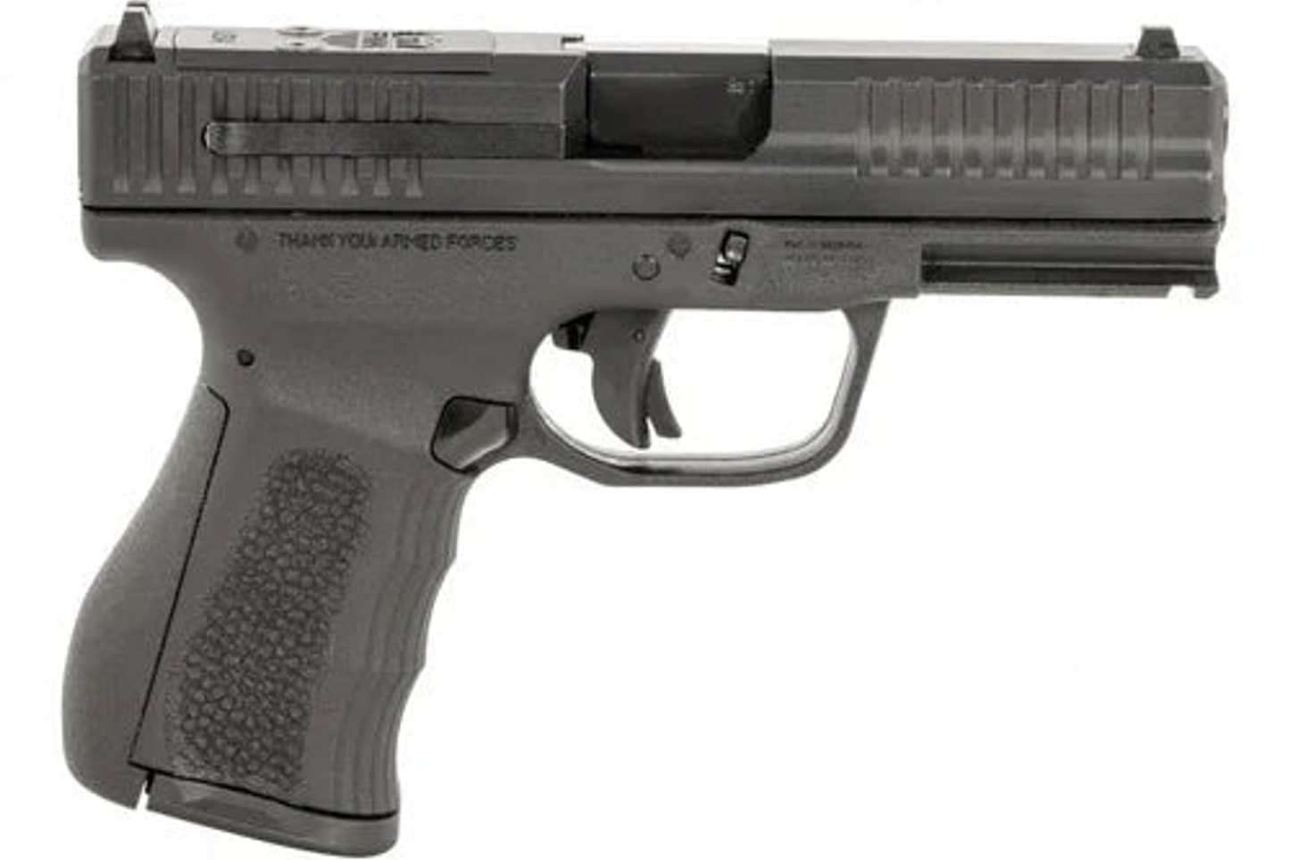 FMK Firearms Mach 9, 9mm Luger, 4 in barrel, 10 rd capacity, black, polymer finish