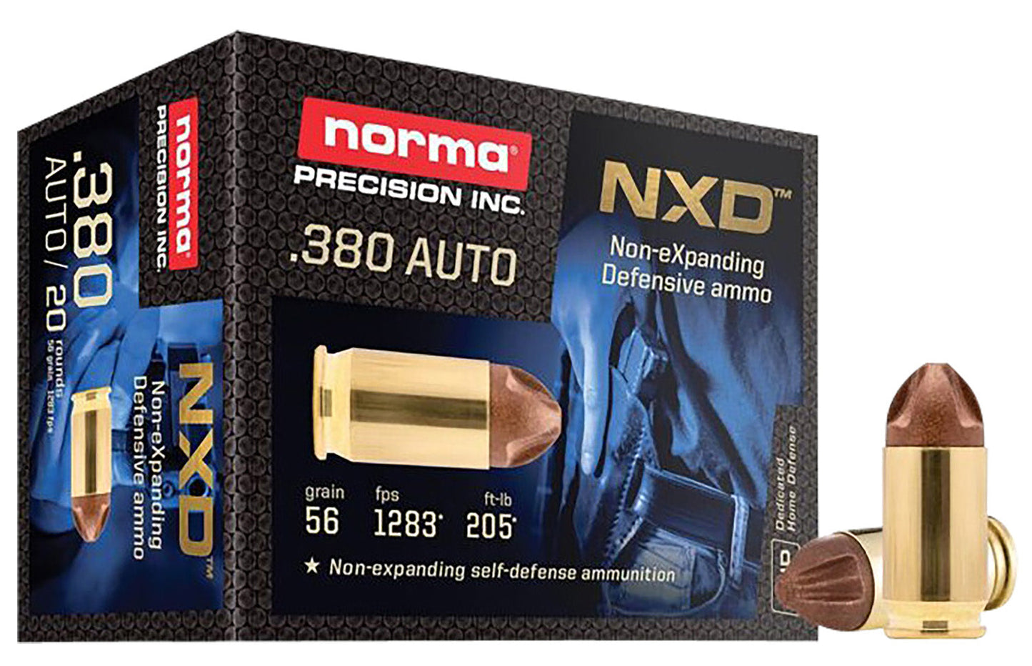 Norma Ammunition Self Defense Auto .380 Auto 85 Gr NXD – Reliable Personal Protection Round