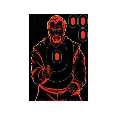 Birchwood Casey Shoot-N-C Targets: Silhouette Bad Guy 12" x 18" (Per 5) Md: 34645