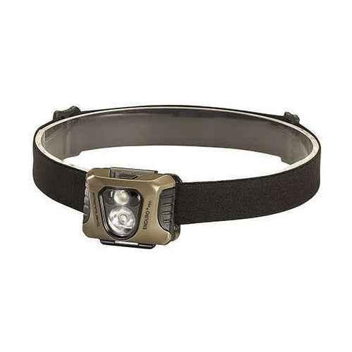 Streamlight Enduro Pro Headlamp Green C4 LED 200 Lumens Three AAA Batteries Coyote Brown Finish 61425
