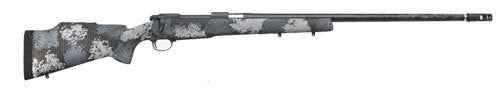 FALSEsler M48 Long-Range Carbon Bolt Action Rifle 6.5 Creedmoor 26" Barrel 4+1 Fiber MCS Elite Midnight Camo Stock Sniper Grey Cerakote