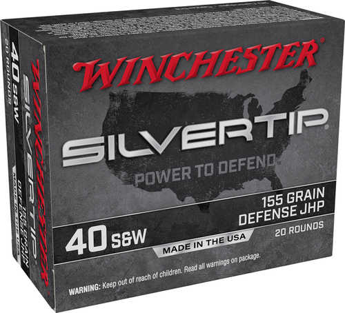 Winchester Super-X 40 S&W Ammunition – Dependable 155 Grain Jacketed Hollow Point