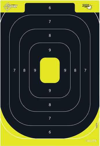 Allen 15372 EZ-Aim Splash IPSC Silhouette FALSEn-Adhesive Paper Target 12.50" W X 18.25" H 8 Per Pkg