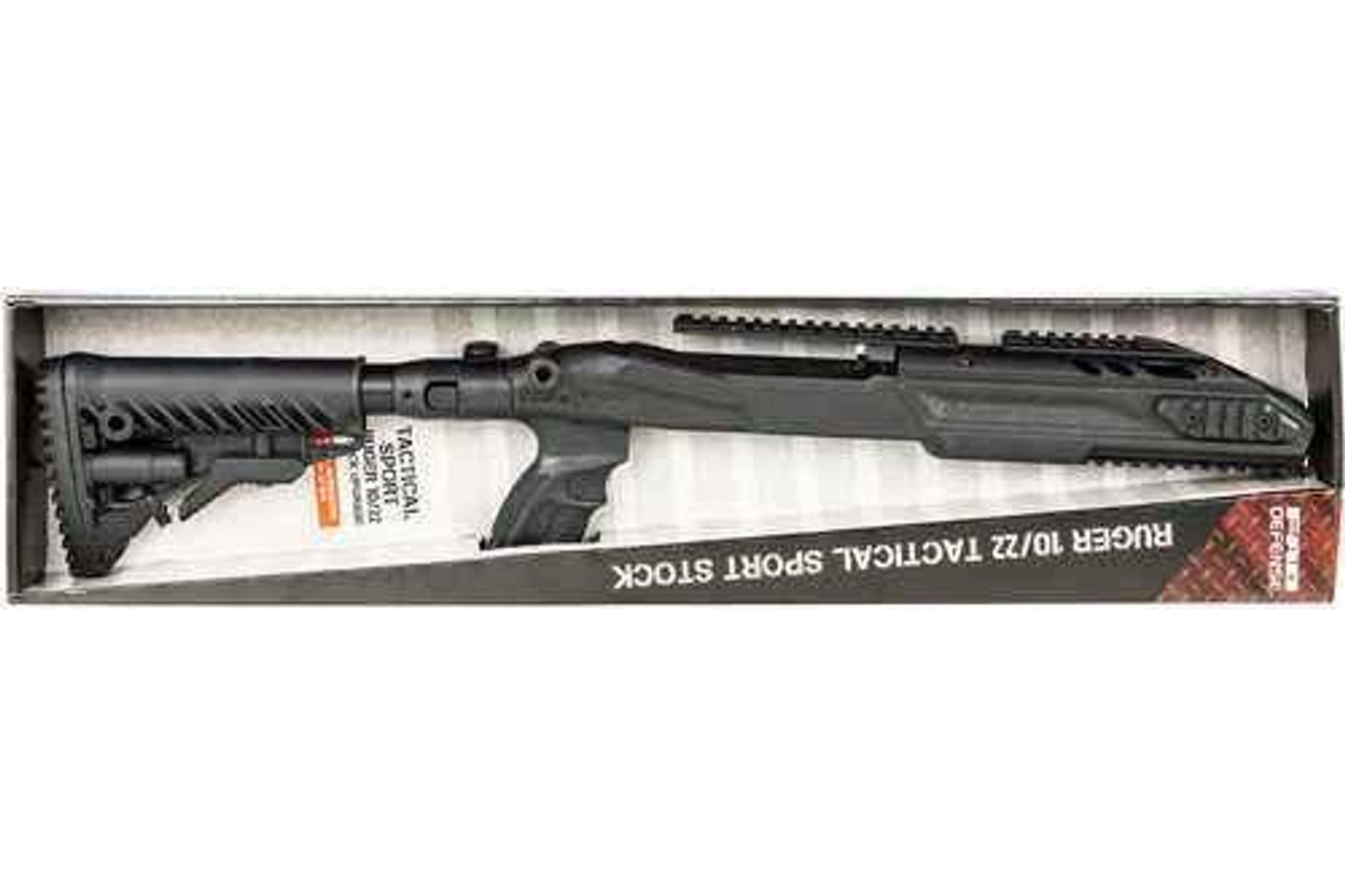 FAB Defense M4 Buttstock Collapsible Left Side Folding Matte Black Synthetic for Ruger 10/22