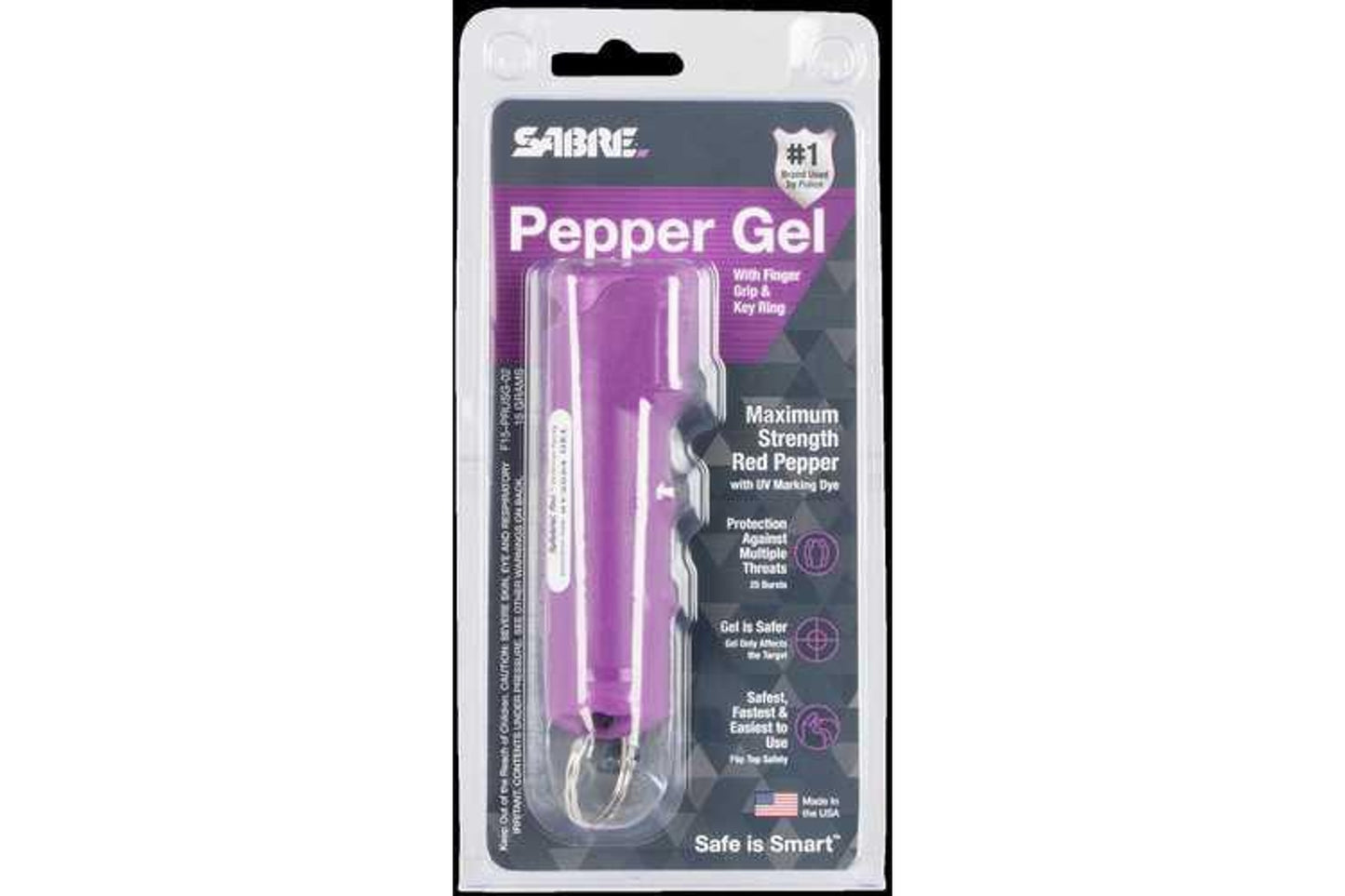 Sec Purple Flip Top Pepper Gel