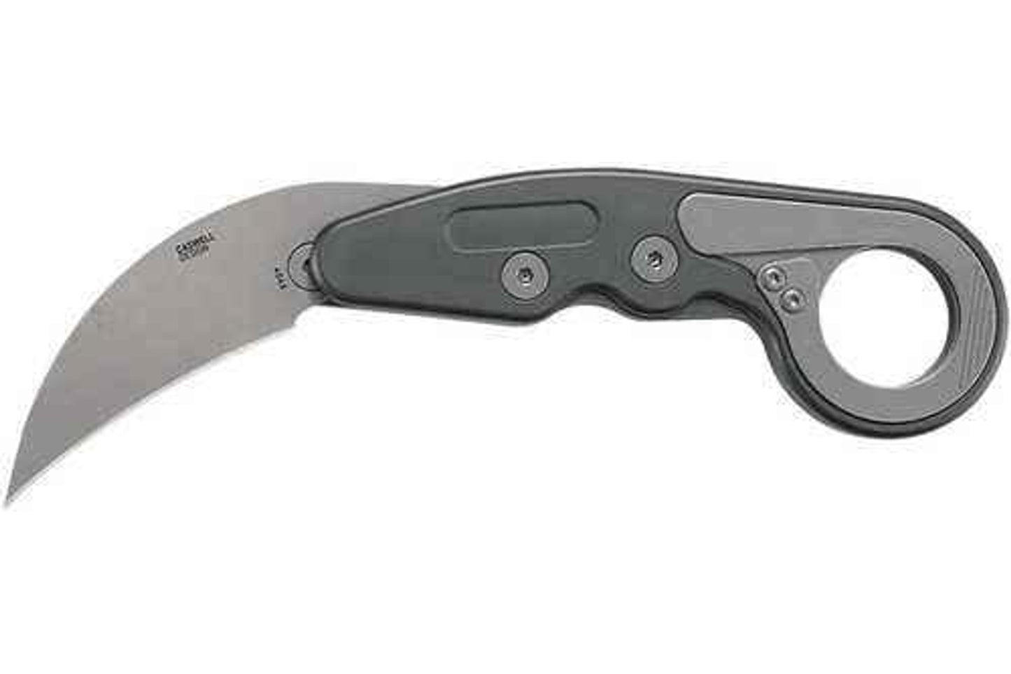 Columbia River Provoke Compact 2.26" Folding Hawkbill Plain Stonewash D2 Steel Blade 6061 Aluminum Handle