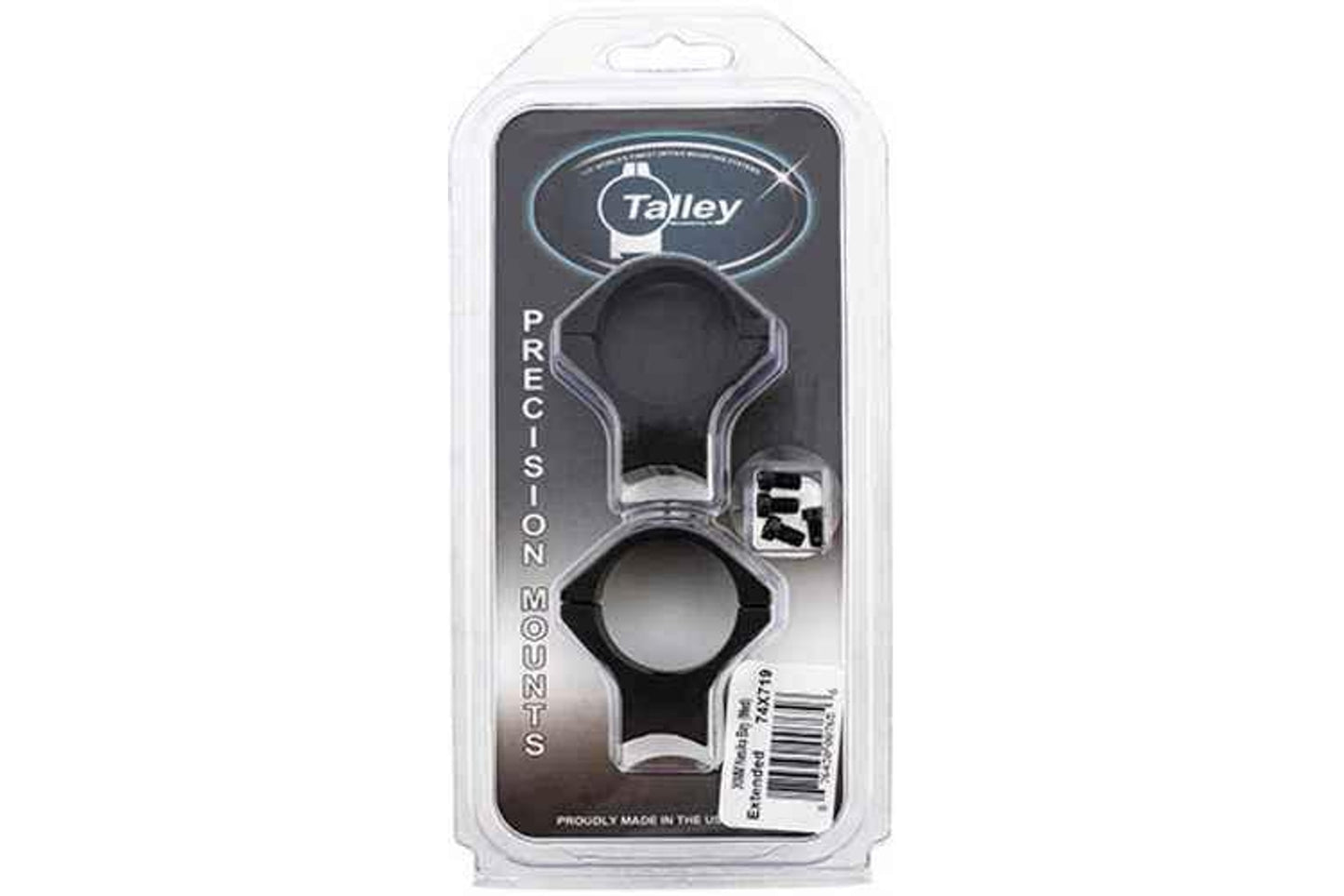 Talley Scope Rings Extended Savage W/Round Receiver 30mm Medium Black