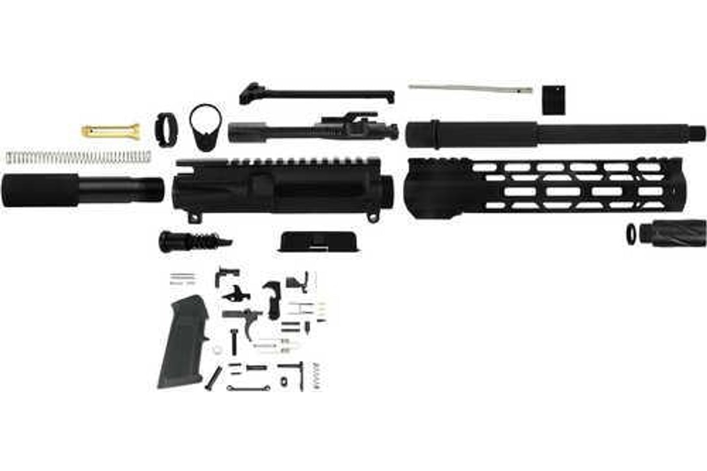 TacFire AR15 Pistol Build Kit 300 ACC Blackout With Lower Parts 10.50" Barrel Parkerized*Sports S