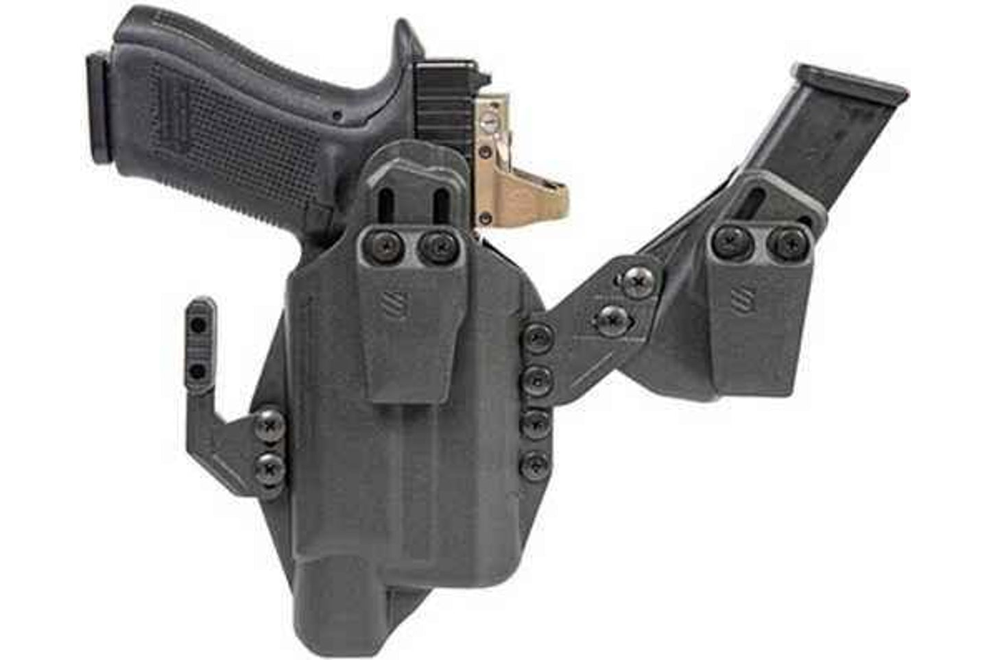 Blackhawk 416963Bk Stache Inside-The-Waistband Lb M&P Shield 9/40 CT Laserguard Pro Prem Kit 63 Polymer Ambidextro