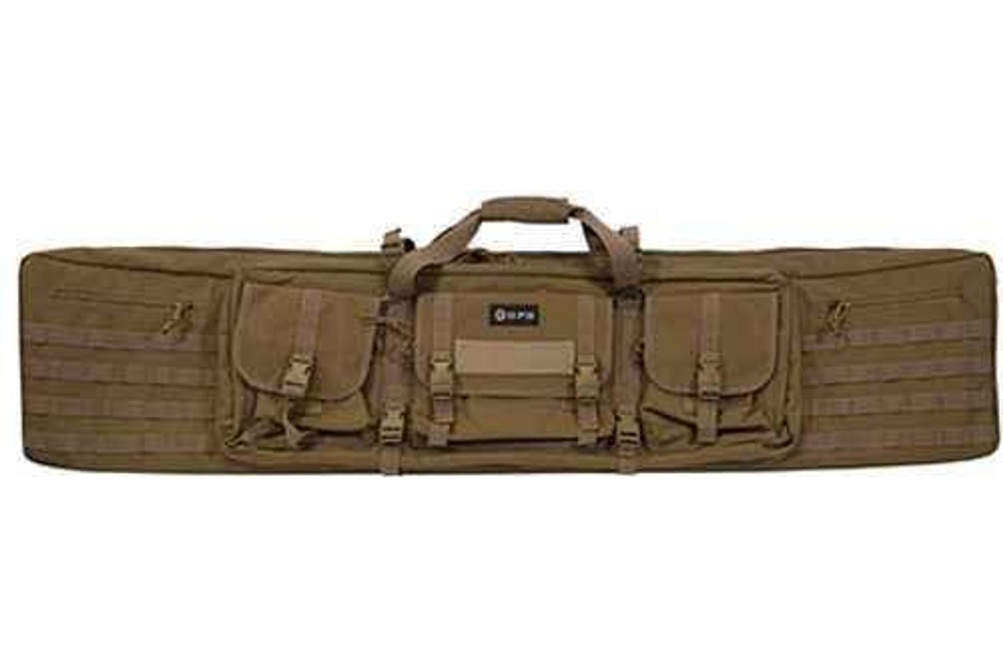G-Outdoors Inc. Tactical Double Rifle Case Flat Dark Earth 55" 600 Denier PolTRUEter GPS-DRC55-FDE