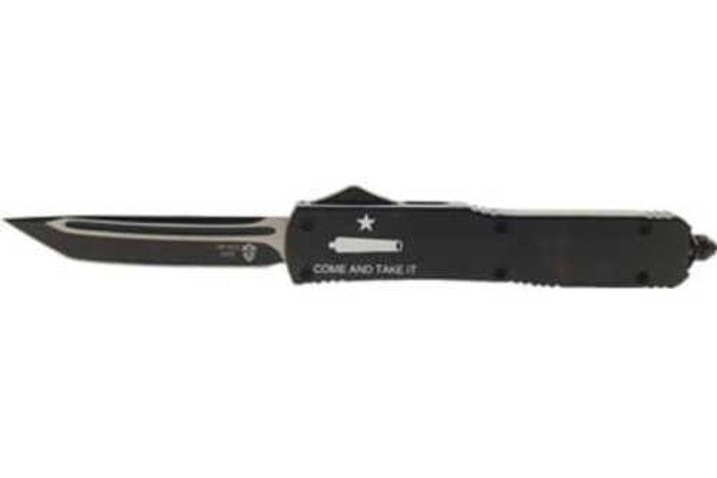 TEMPLAR Knife Slim OTF Come And Take It AR 3.5" Black Dp