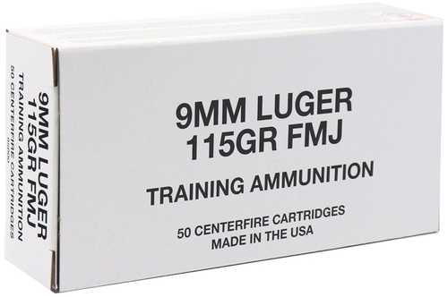 CCI 9mm Luger 50 Rounds Ammunition – High Performance 115 Grain FMJ