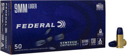 Federal Syntech Defense 9mm Luger Ammo – Dynamic Terminal Performance