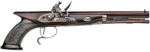 Pedersoli Tatham & Egg Muzzleloading Pistol 45 Caliber Flintlock 10" Browned Barrel Walnut Stock - Western Gun Store