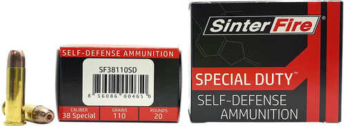 SinterFire Inc SF38110SD Special Duty 38 Special – Lead Free Frangible Hollow Point