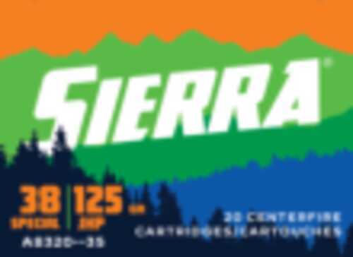 Sierra 38SPL 125Gr JHP – Reliable Jacketed Hollow Point Performance