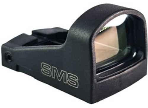 Shield Sights SHIELD Mini Sight Red Dot Sight FALSEn Magnified SMS Footprint 2 MOA Black SMS-65-2MOA-POLY