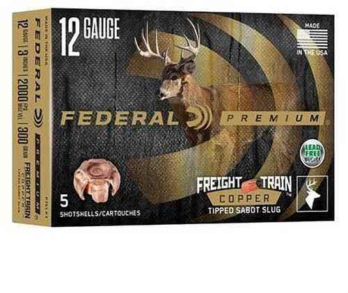 Freight Train Copper Sabot Slug 12 Ga 3" Shotgun Ammo