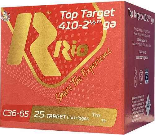 Rio Ammunition Rc3675 Top Target 410 Gauge 2.50" 1/2 Oz 7.5 Shot 25 Per Box/10 Case