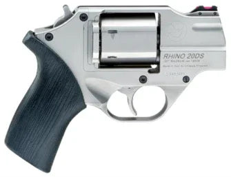 Chiappa Firearms RhiFALSE Revolver 200DS 357 Magnum 2" Barrel Chrome 6 Round Pistol With Leather Holster CF340.218