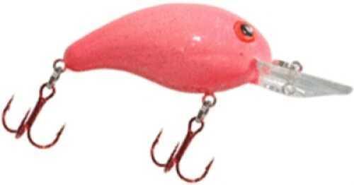 Bandit Lures Crappie Crankbait 1/4 Pink/Silvere Spark Craw Md#: 300-D50