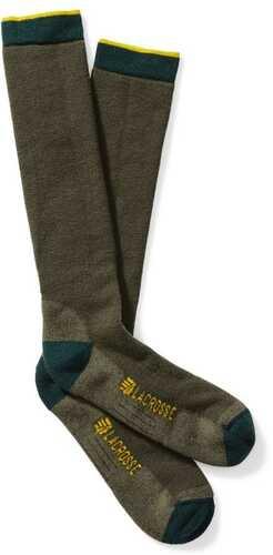 Lacrosse Mens MeriFALSE Midweight Sock Over The Calf OD Green Xl - Western Gun Store