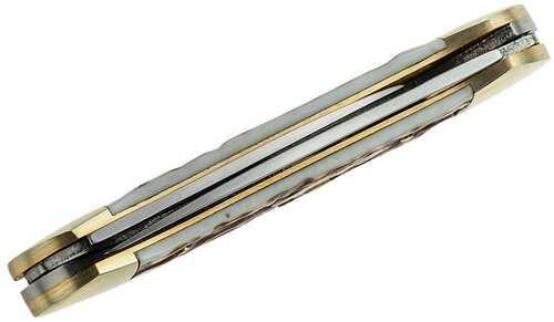 Uncle Henry 11Uh Large CaFALSEe Folding Knife 3 3/5" Blade Next Gen Staglon Handle
