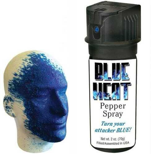 Personal Security Products Eliminator Blue Heat Pepper Spray 2 Oz With Dye - Western Gun Store