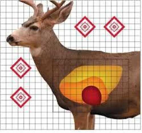 Pro-Shot Mule Deer Sight In Target 25" x 25" - 5/ct - Western Gun Store