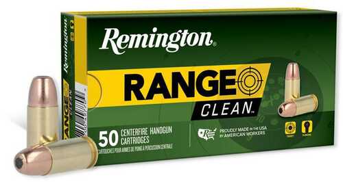Remington Range Clean Handgun Ammunition 9mm Luger 115gr – Lead-Free Primer for Safer Shooting