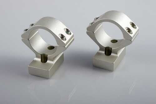 Talley Lightweight Alloy Mount Combo - Silver 1" - High Kimber 8400 - Western Gun Store