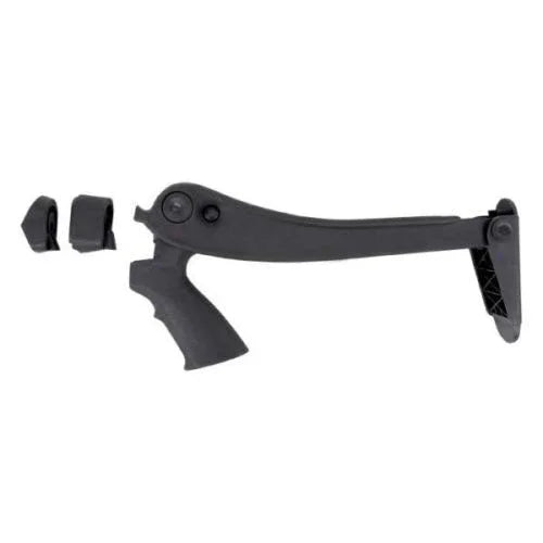 Advanced TechFALSElogy Intl. Adv. Tech. Stock Shotgun 12 Gauge PUMPS Top Folding Black Syn