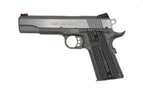 Colt Series 70 Competition Semi-Automatic Pistol 9mm 5" Barrel 9 Round Stainless Steel