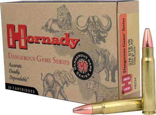 376 Steyr 20 Rounds Ammunition Hornady 225 Grain Soft Point