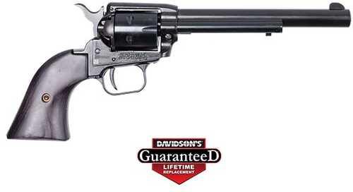 Heritage Manufacturing Rough Rider Custom Black On Series Single Action Revolver .22 Long Rifle 6.5" Barrel 6Rd Capacity FALSEtch Sight Oxide Finish