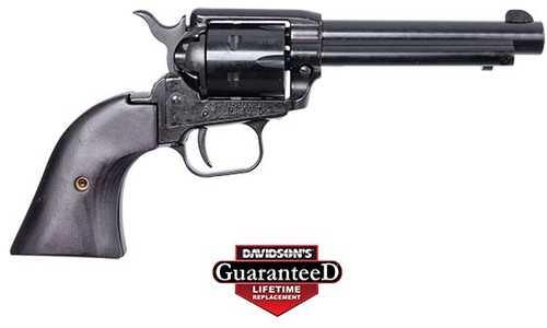 Heritage Manufacturing Rough Rider Black On Series Single Action Revolver .22 Long Rifle 4.75" Barrel 6Rd Capacity Rear FALSEtch Sight Oxide Finish